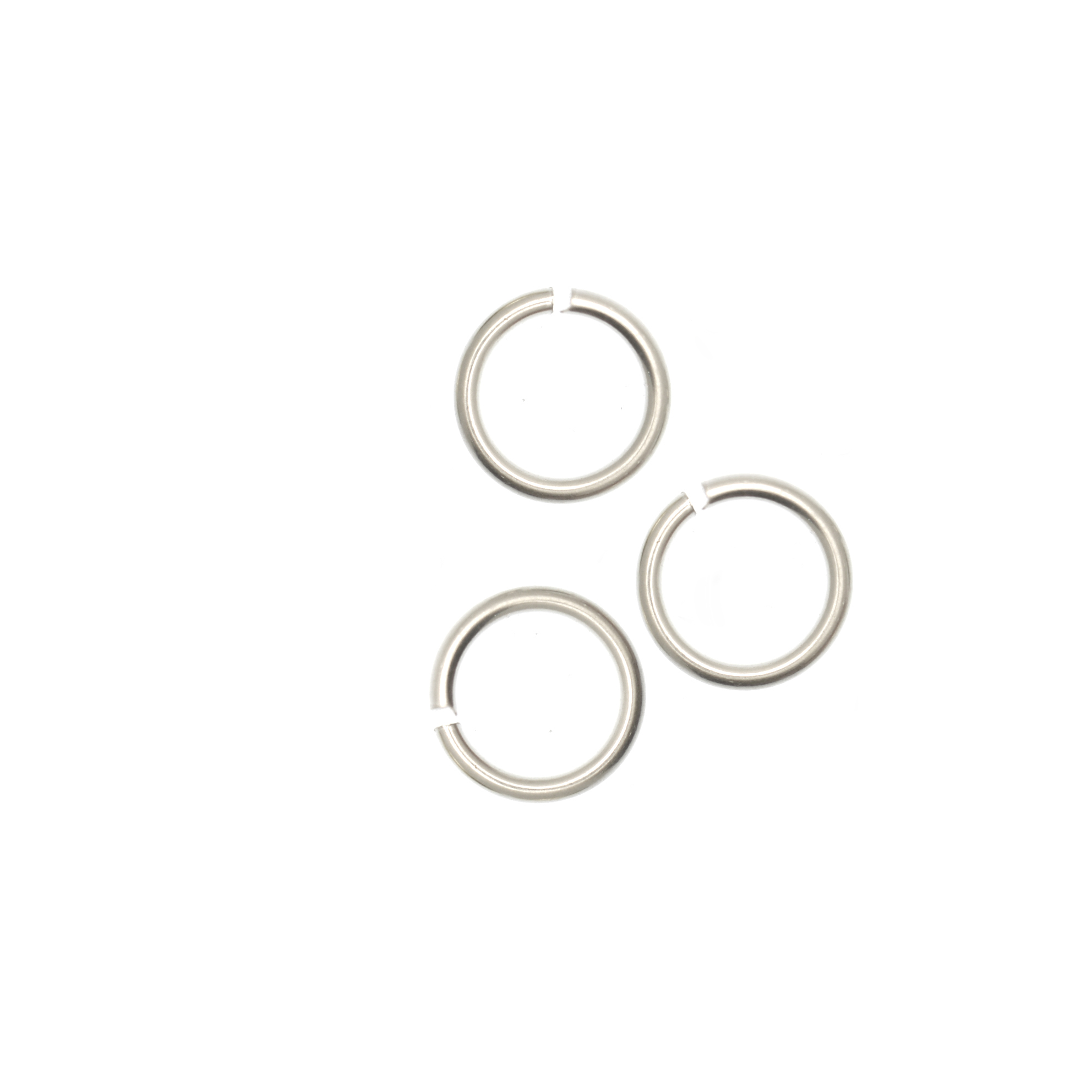 Anellino tondo aperto 9x1,2 mm. in Argento 925