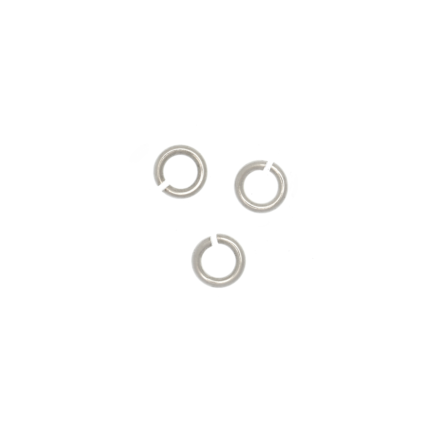 Anellino tondo aperto 4,5x1,1 mm. in Argento 925