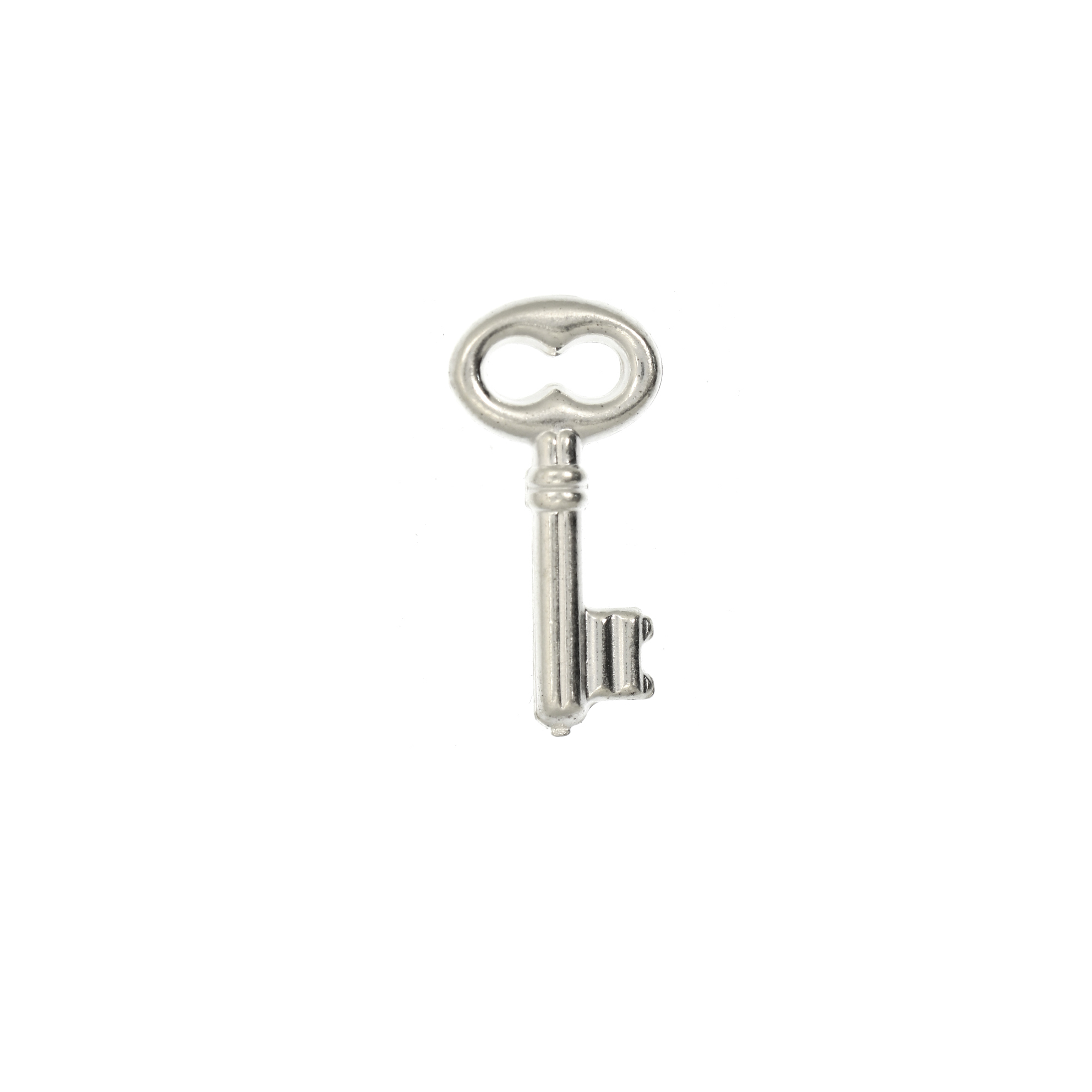 Ciondolo a forma di chiave, 10x20 mm., in Argento 925