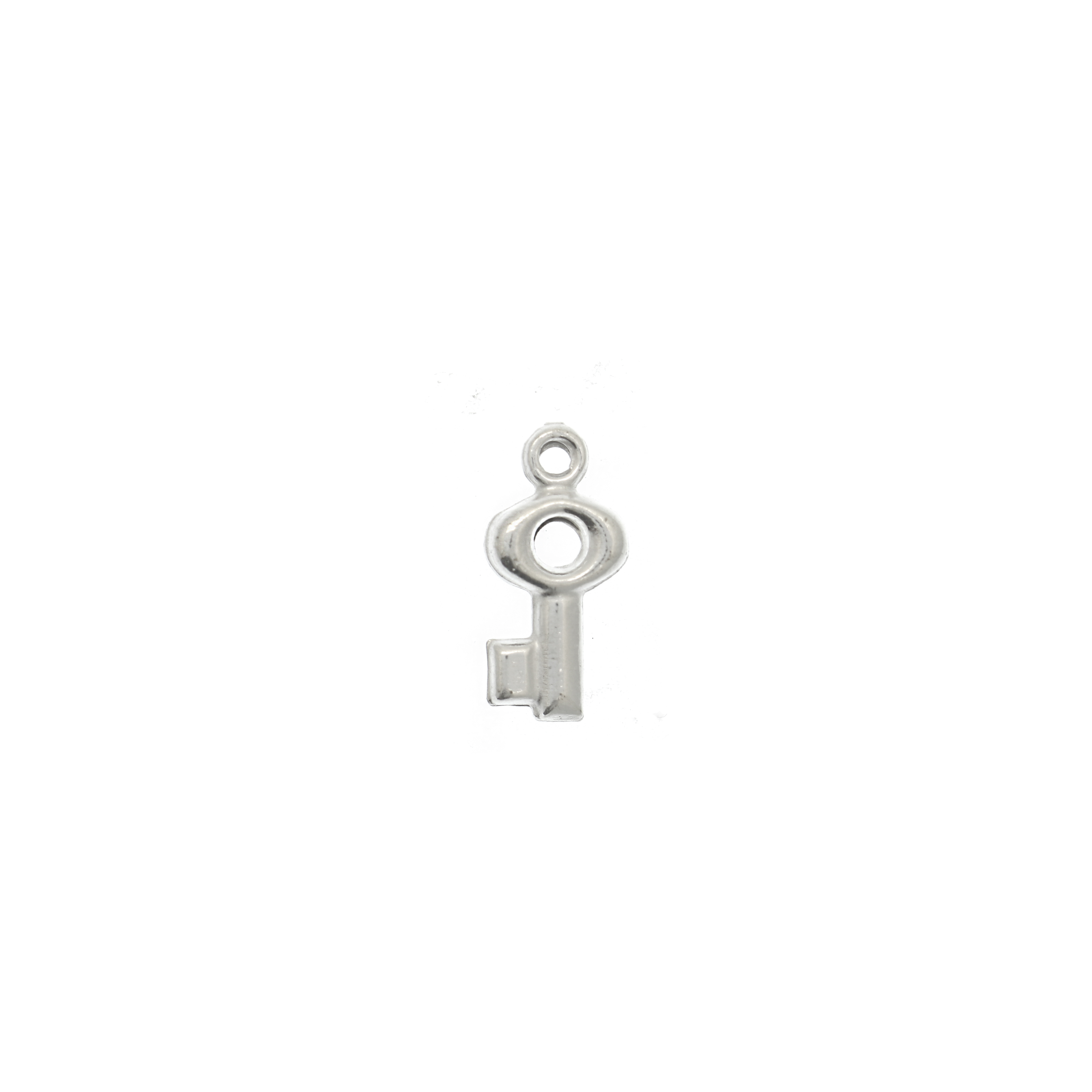 Ciondolo a forma di chiave piccola, 6x13 mm., in Argento 925