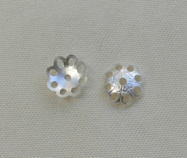 Coppetta filigranata 6 mm. in Argento 925