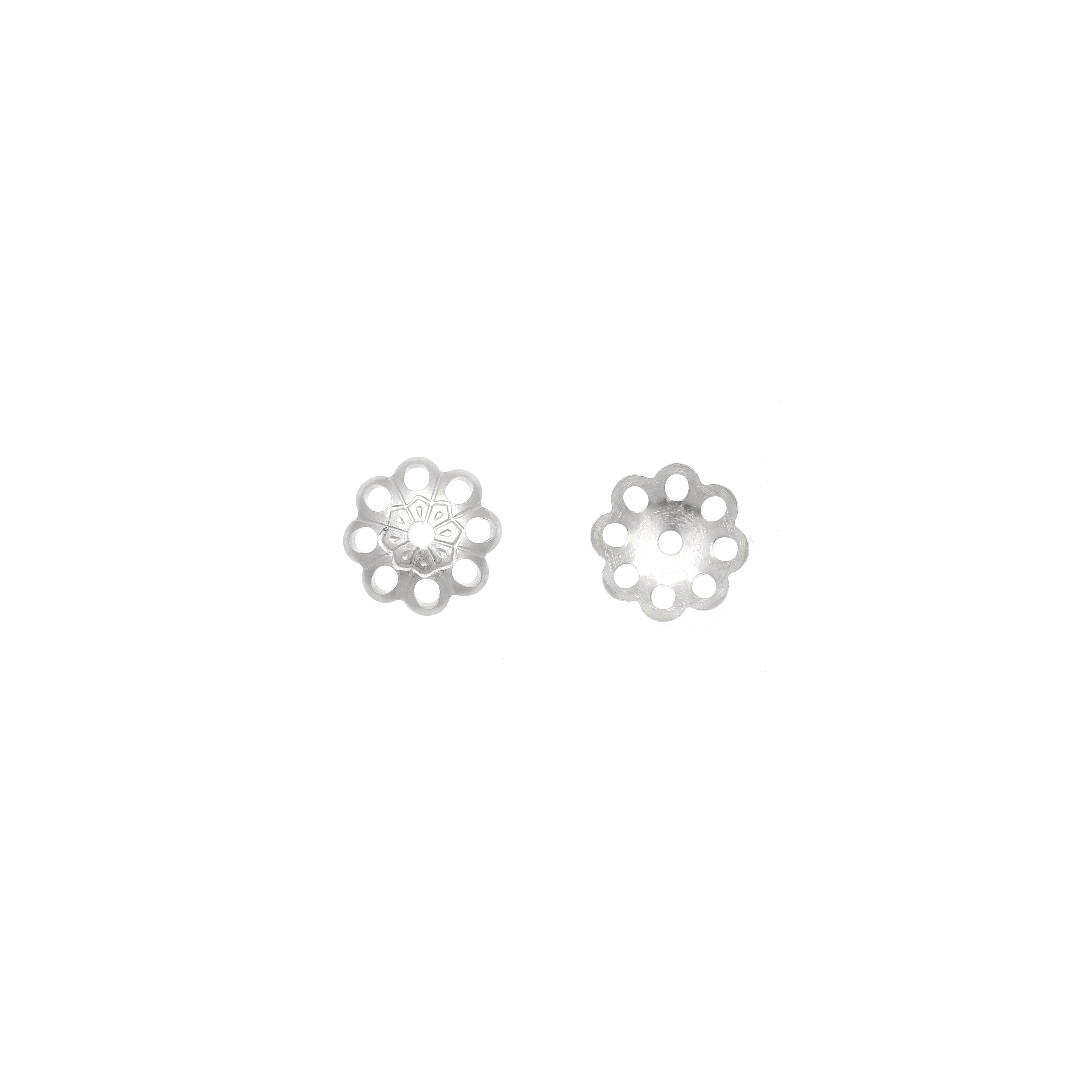 Coppetta filigranata 7 mm. in Argento 925