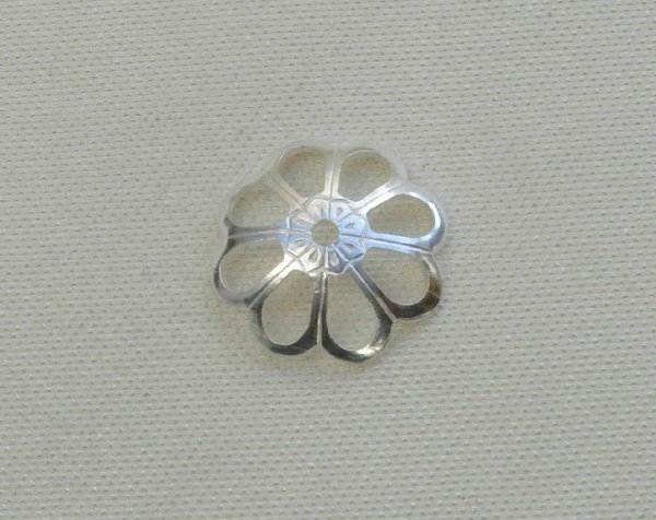 Coppetta filigranata 11 mm. in Argento 925