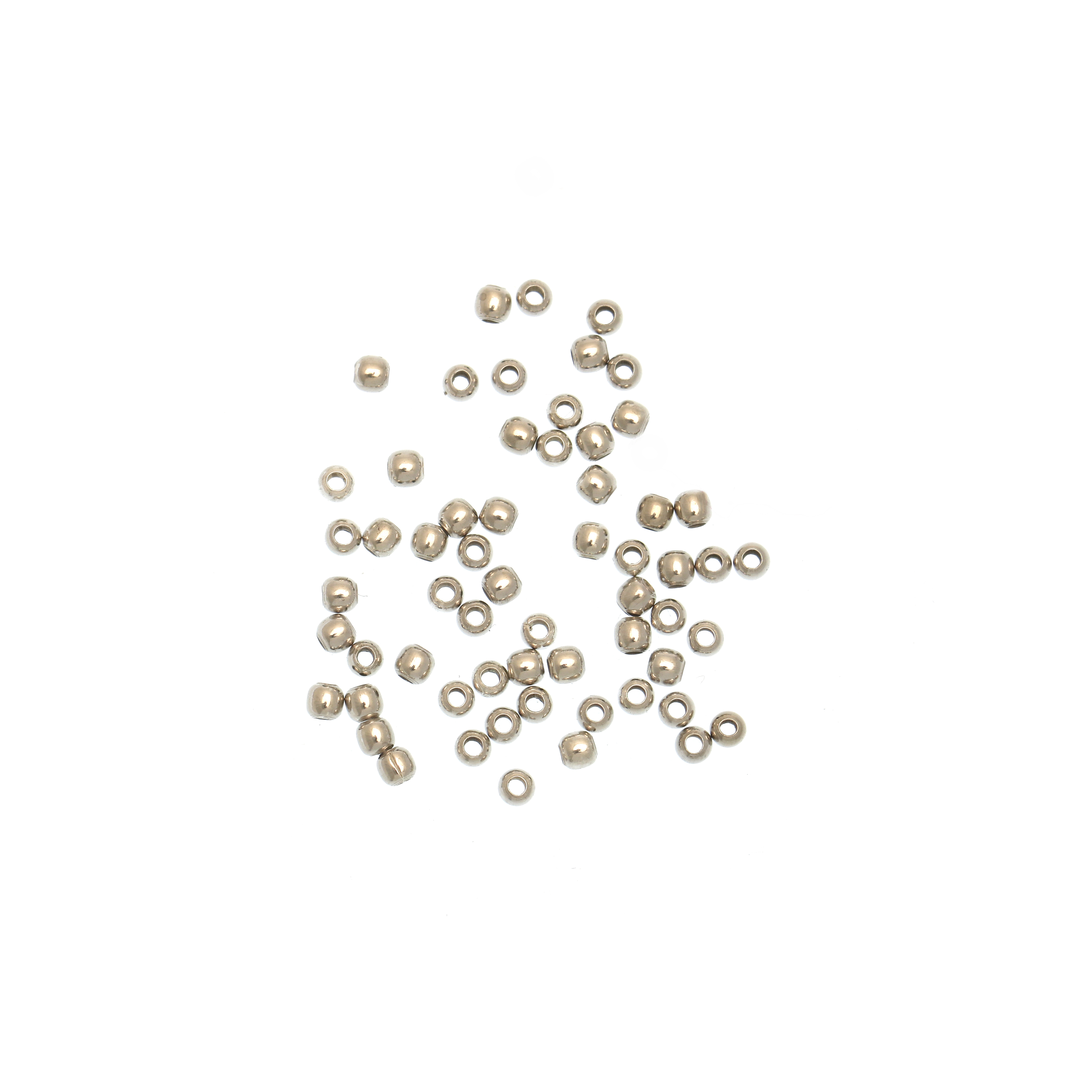 Distanziatore liscio a palla 1,8 mm. in Argento 925
