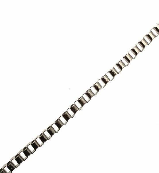 Catena veneziana, sottile, in metallo, dimensione anello 4,2x4,2 mm.