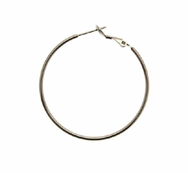 Cerchio liscio, spessore 1,5 mm., con chiusura a molla, diametro cerchio 40 mm., CONF.2 PZ
