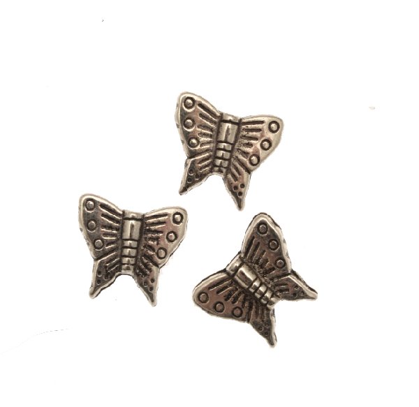 Distanziatore piatto a farfalla con foro passante 15x13 mm. in resina