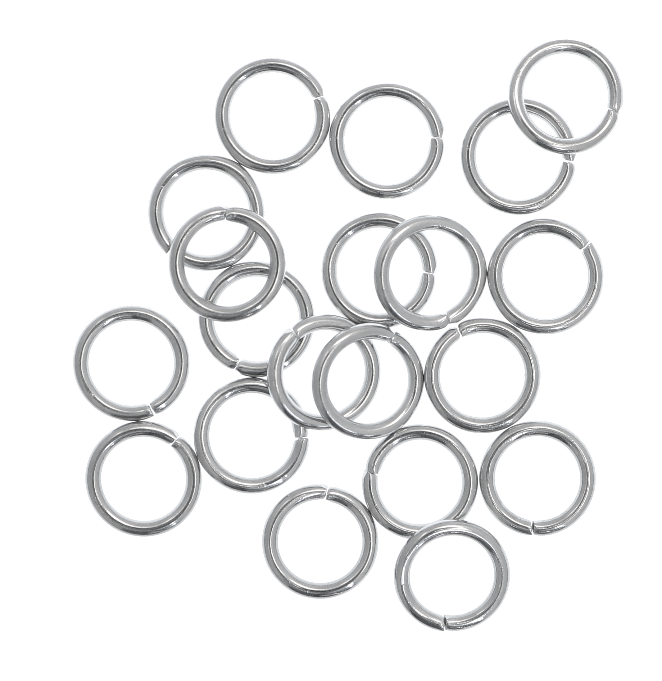 Anellino tondo apribile, 5x0,6 mm., in Acciaio