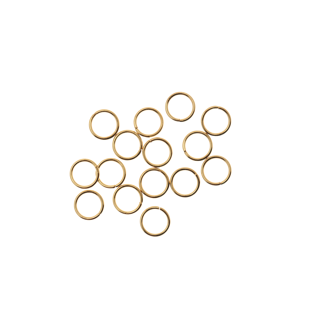 Anellino tondo apribile, 5x0,5 mm., in Acciaio