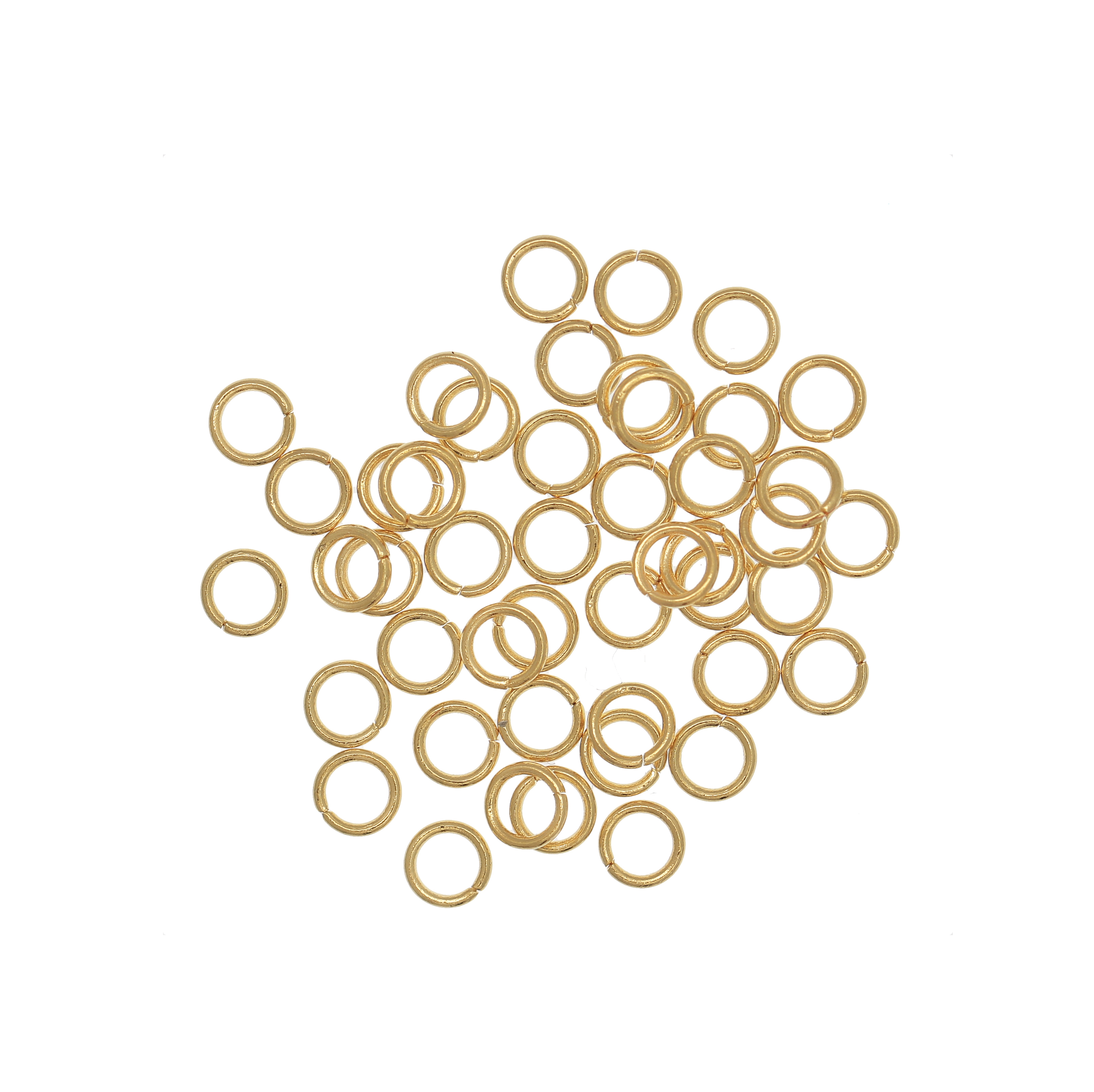 Anellino tondo apribile, 6x0,7 mm., in Acciaio