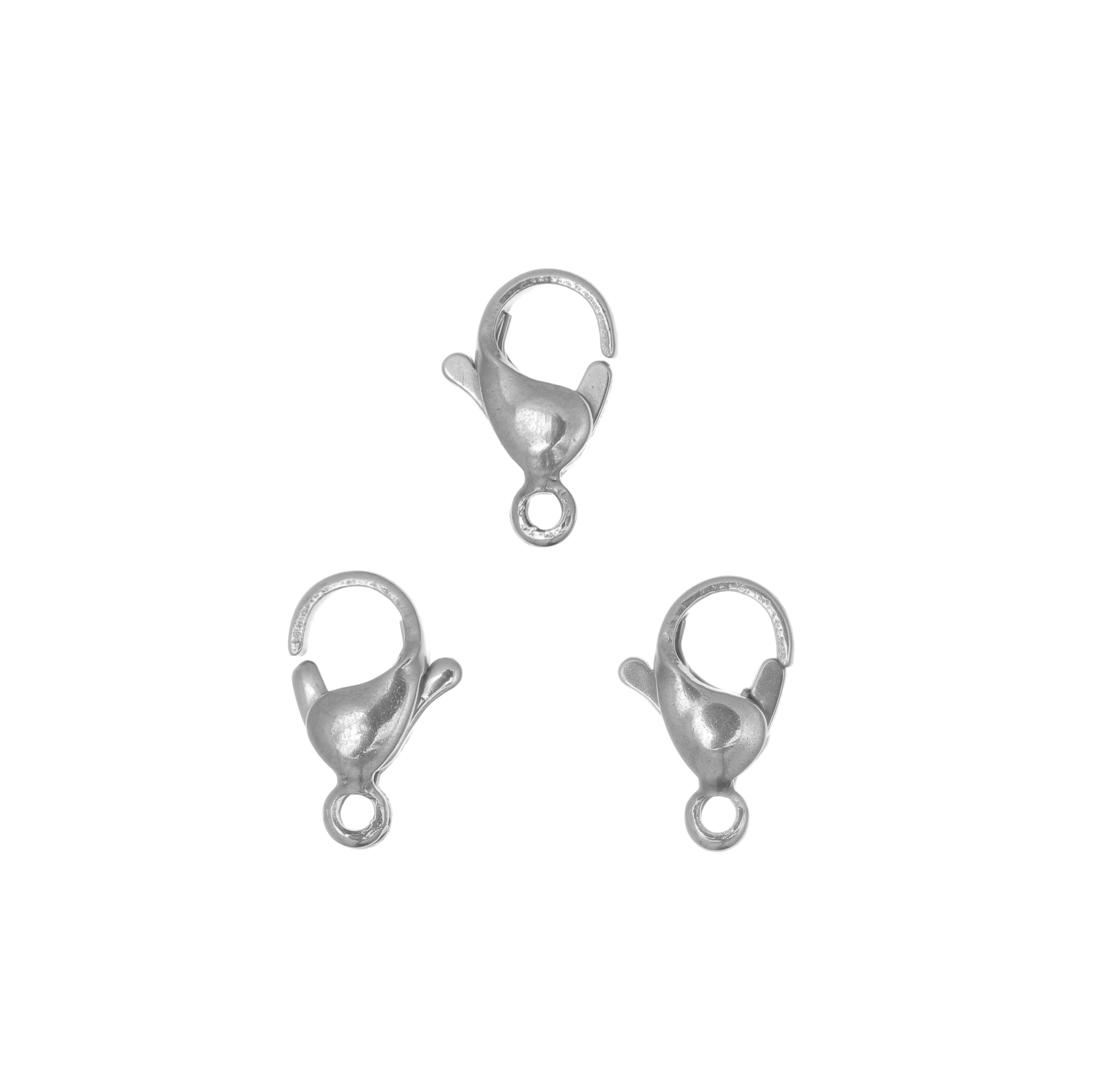 Moschettone, 12x7 mm., in Acciaio