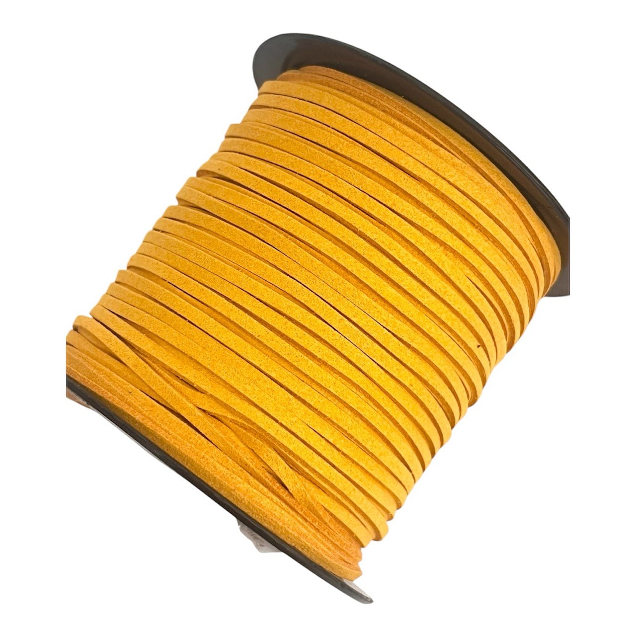 Alcantara, spessore 1,4x2,7mm, colore Giallo Ocra