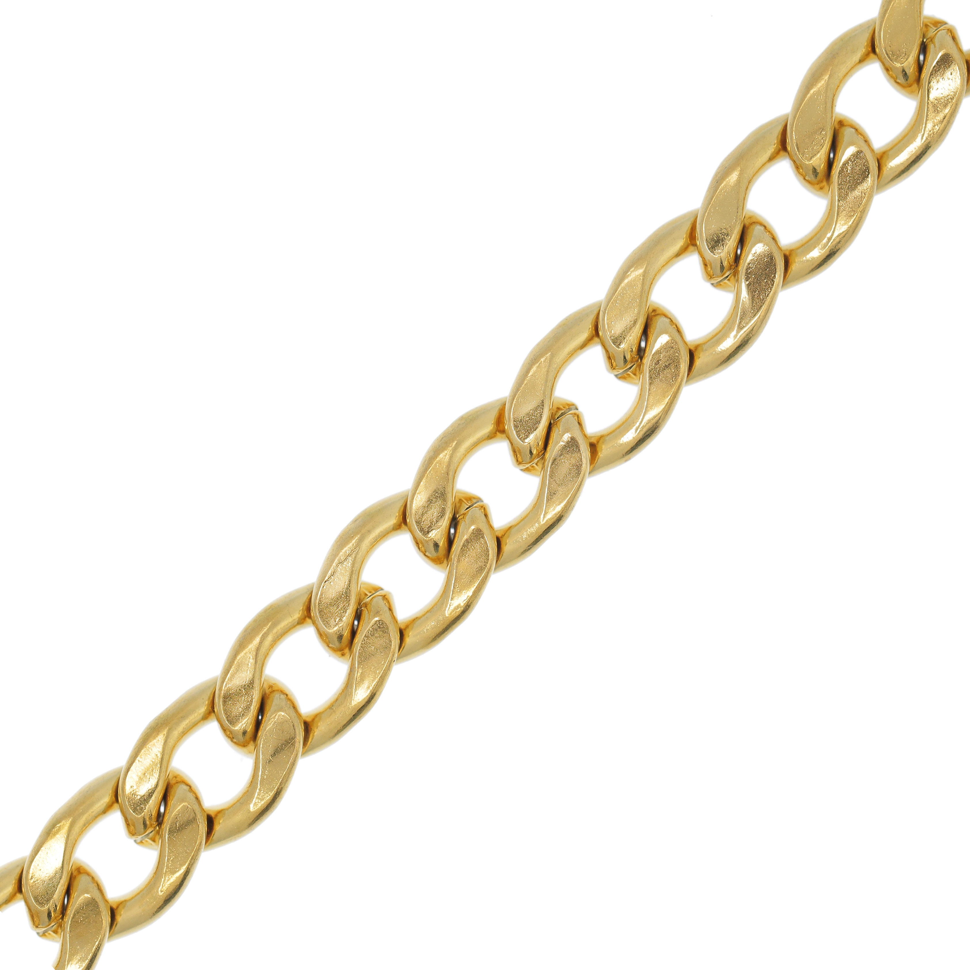 Catena grumetta piatta, in Acciaio, dimensione anello 13x9,5 mm.