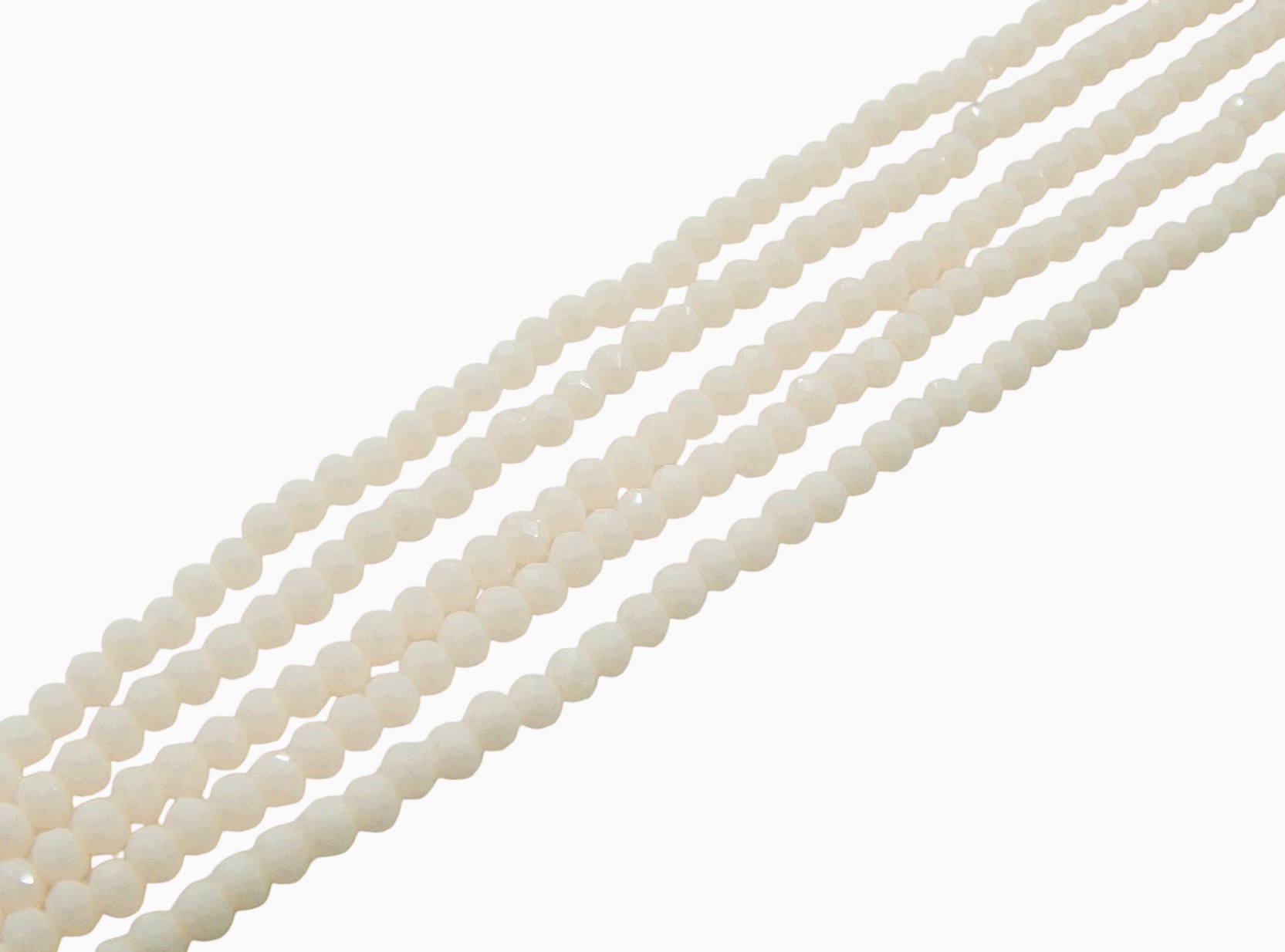 Filo di Cipollotti in Cristallo, 3x2mm., colore CIPRIA CHIARISSIMO PIENO LUCIDO