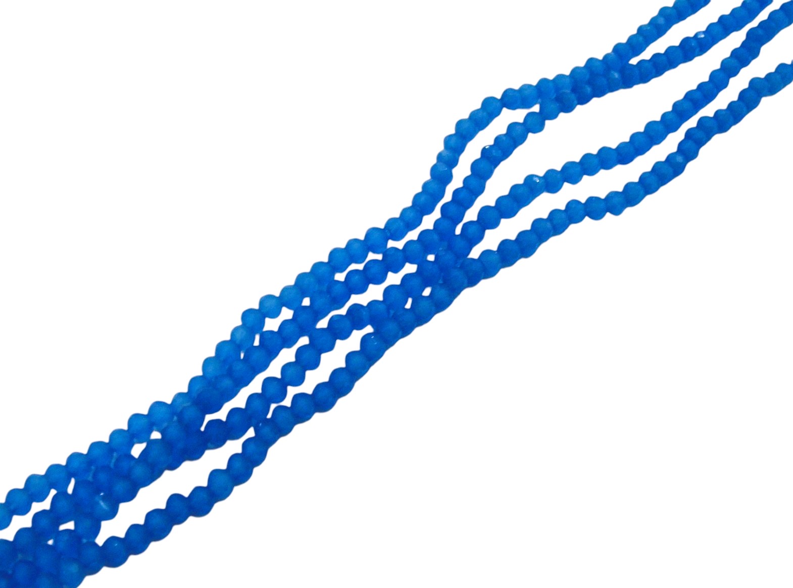 Filo di Cipollotti in Cristallo, 3x2mm., colore ZAFFIRO OPALE LUCIDO